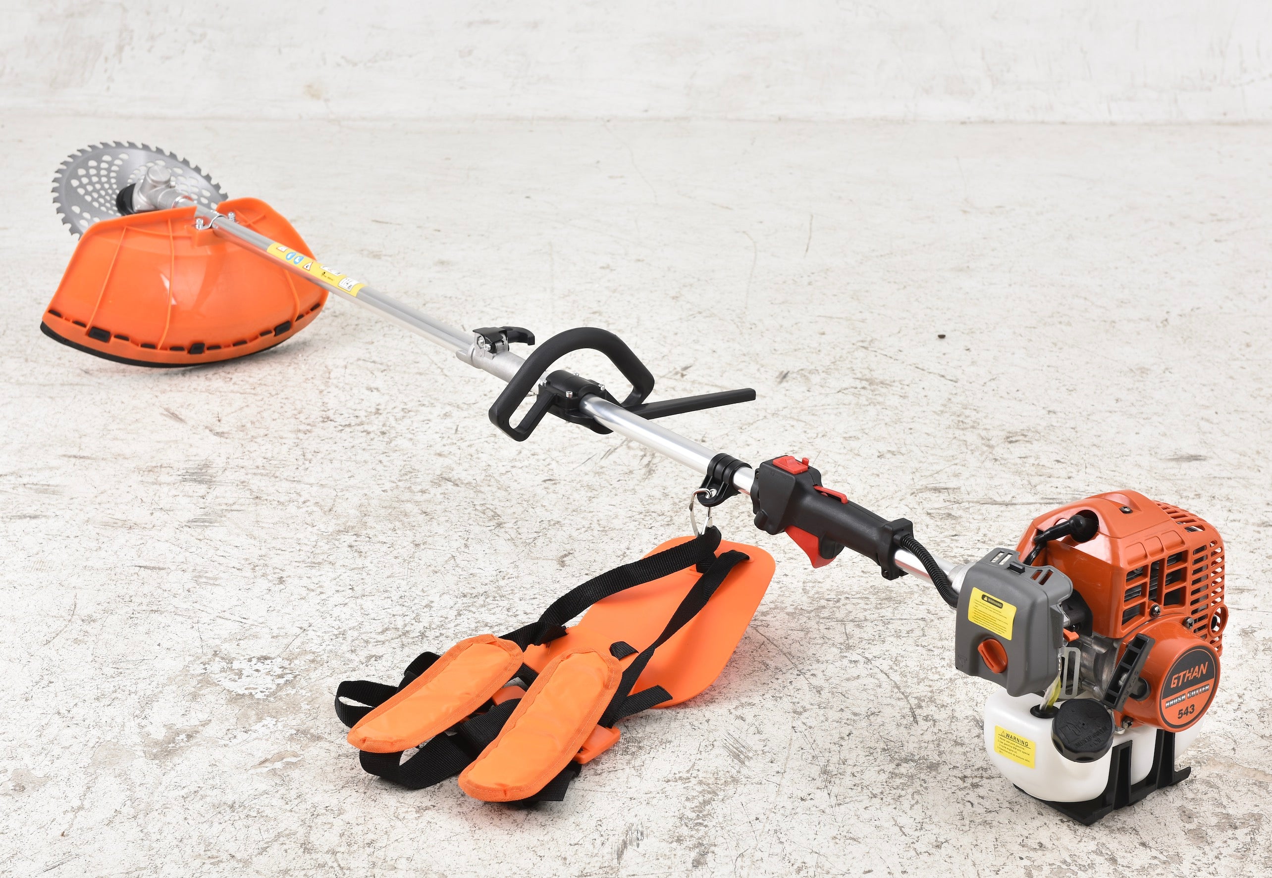 5 in 1 Multi-Functional Trimming Tool, 41.5CC 2-Cycle Garden Tool System with Gas Pole Saw, Hedge Trimmer, Grass Trimmer, and Brush Cutter