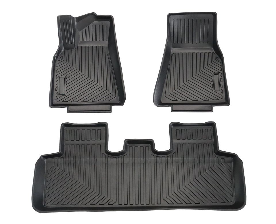Tesla Model Y Floor Mats, Waterproof Anti-Slip, Custom Fit for Tesla,Heavy Duty