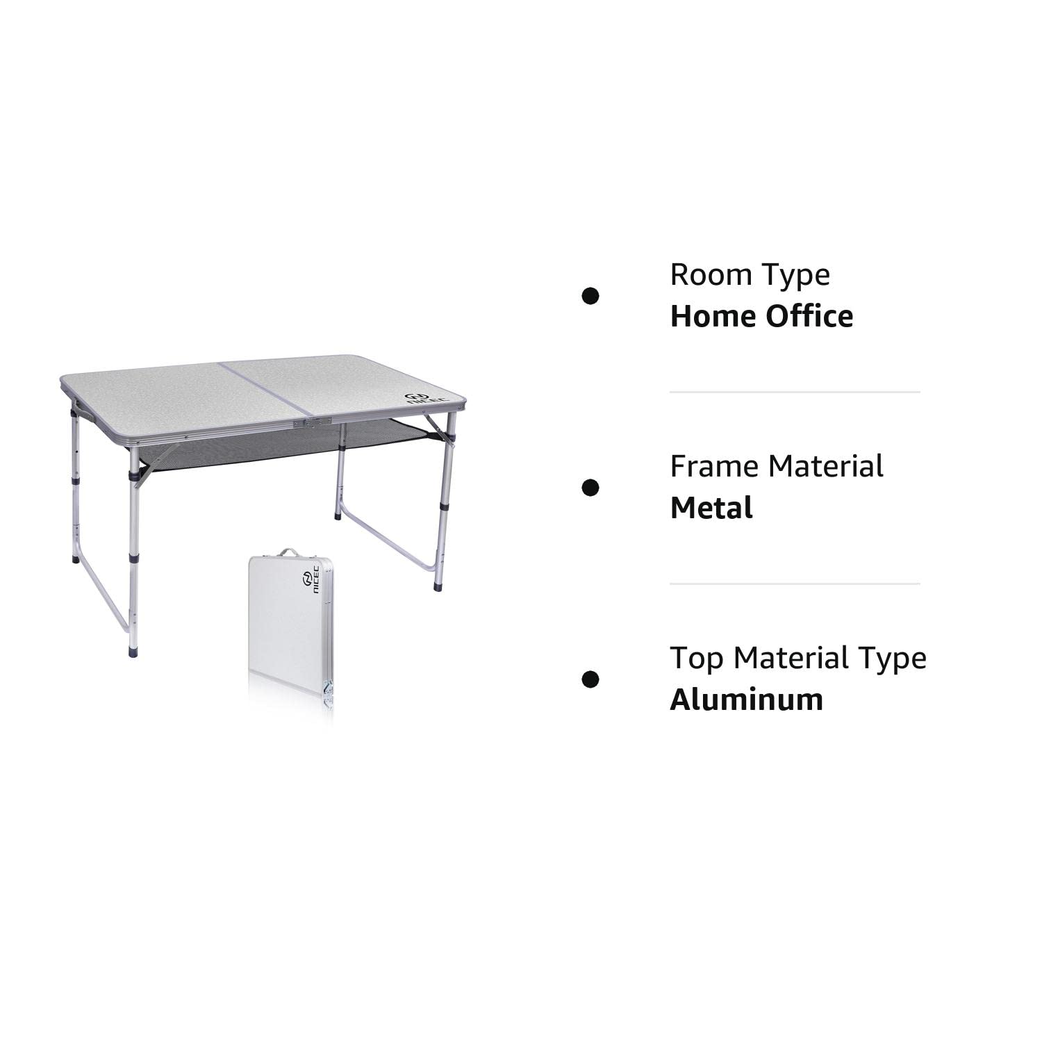 【open box】Camping Table Portable, Card Table, Folding Table(3 size)