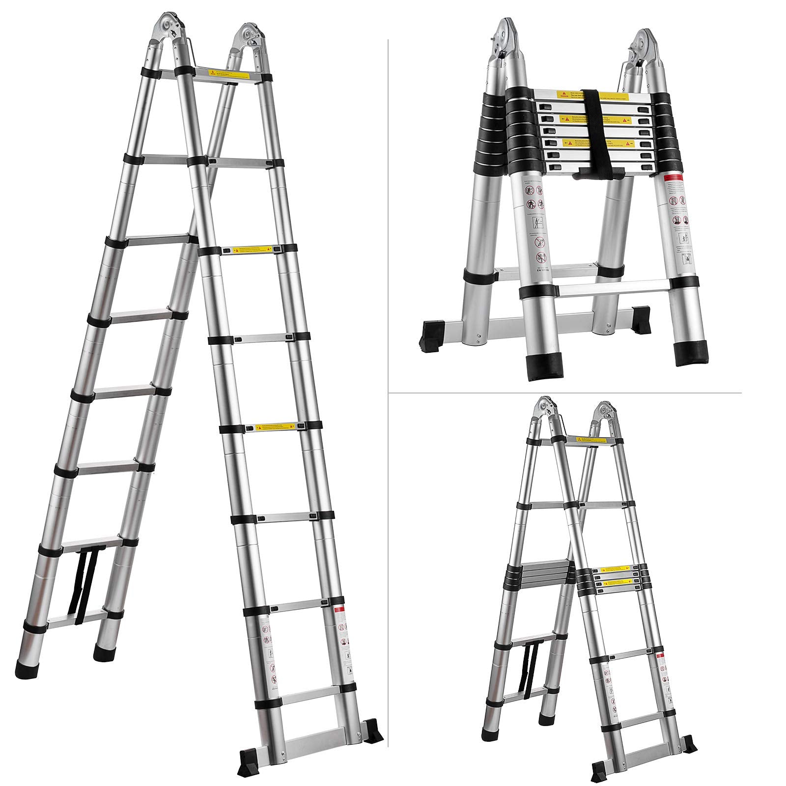 telescopic ladders A Frame 16.5ft, 24ftwgt capacity 150kg