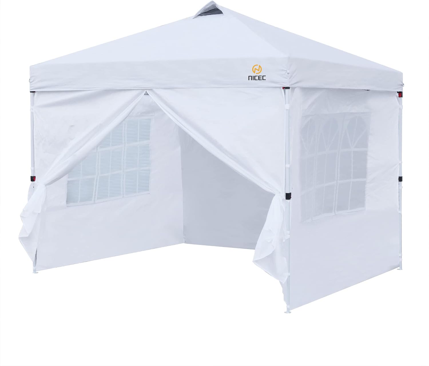 Pop Up Canopy Tent, 10x 10 Sun Shelter (Option for Detachable 0 wall/1 wall/4 wall）