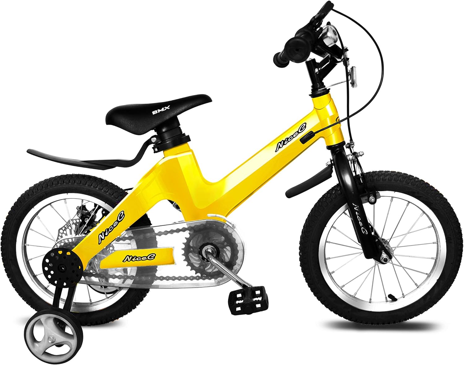 BMX Kids Bike with Dual Disc Brake for Boy and Girl 12-14-16-18 inch Training Wheels