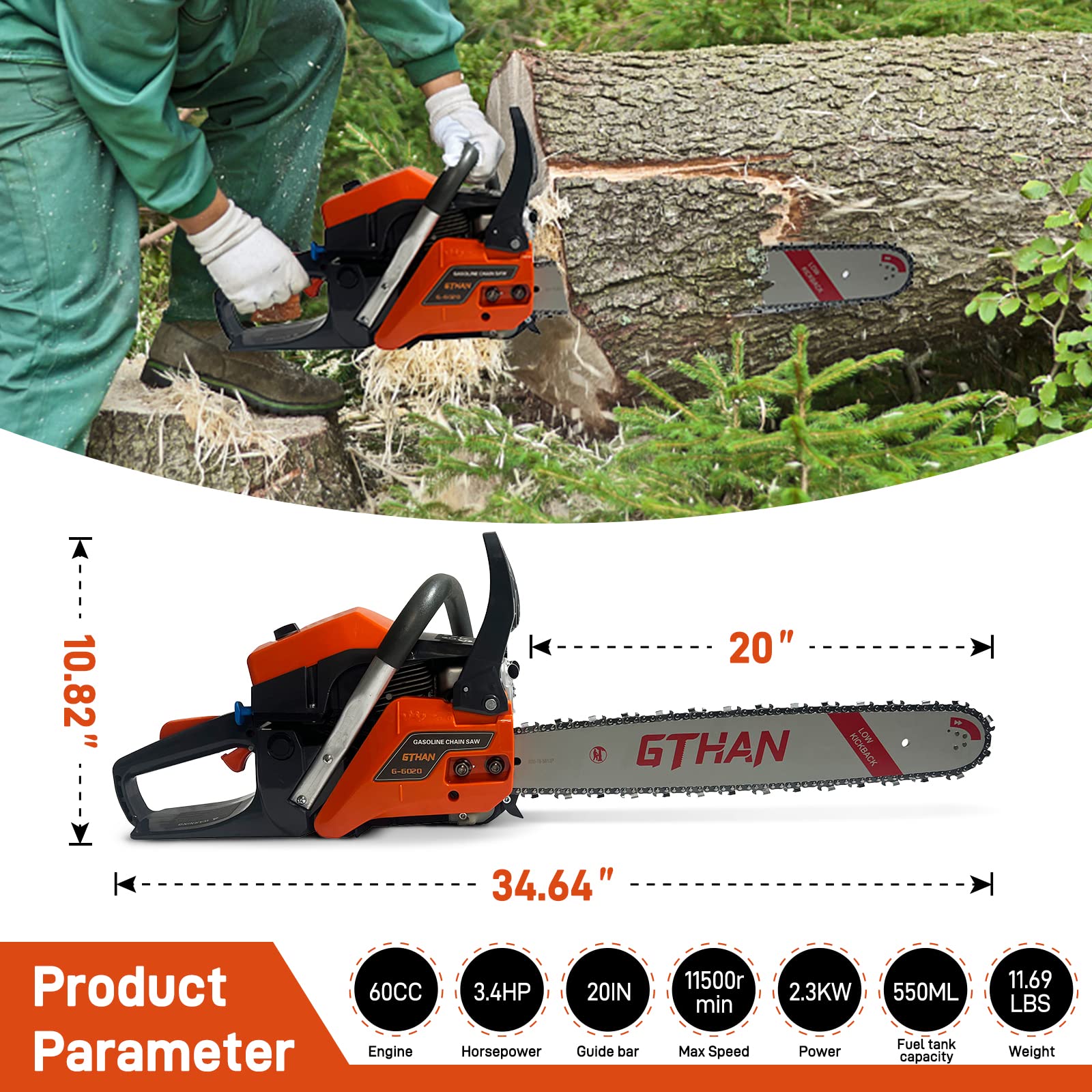 Gas Chainsaws at