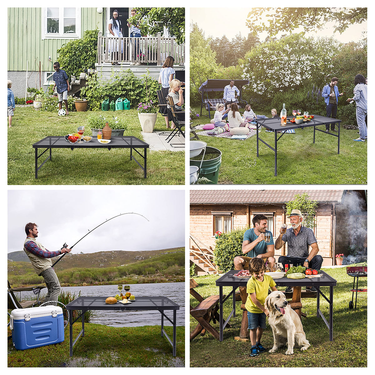 Setup Open Box Table 【open box】Table for Grill, Outdoor Table, Camping Table