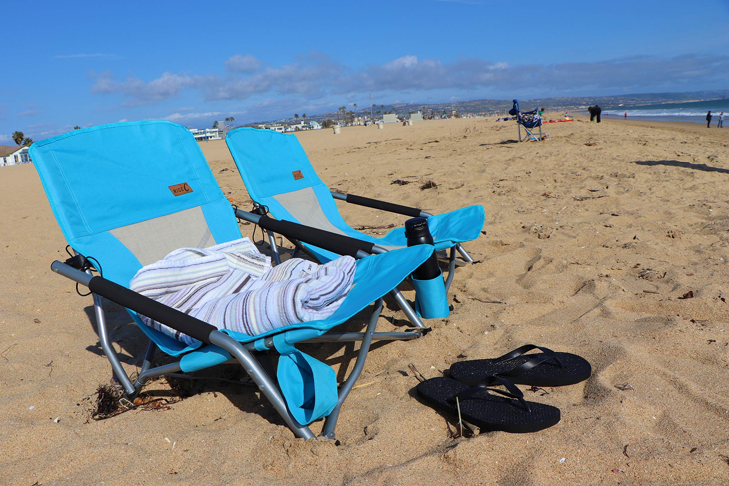 【open box】Beach Chair, Beach Chairs for Adults