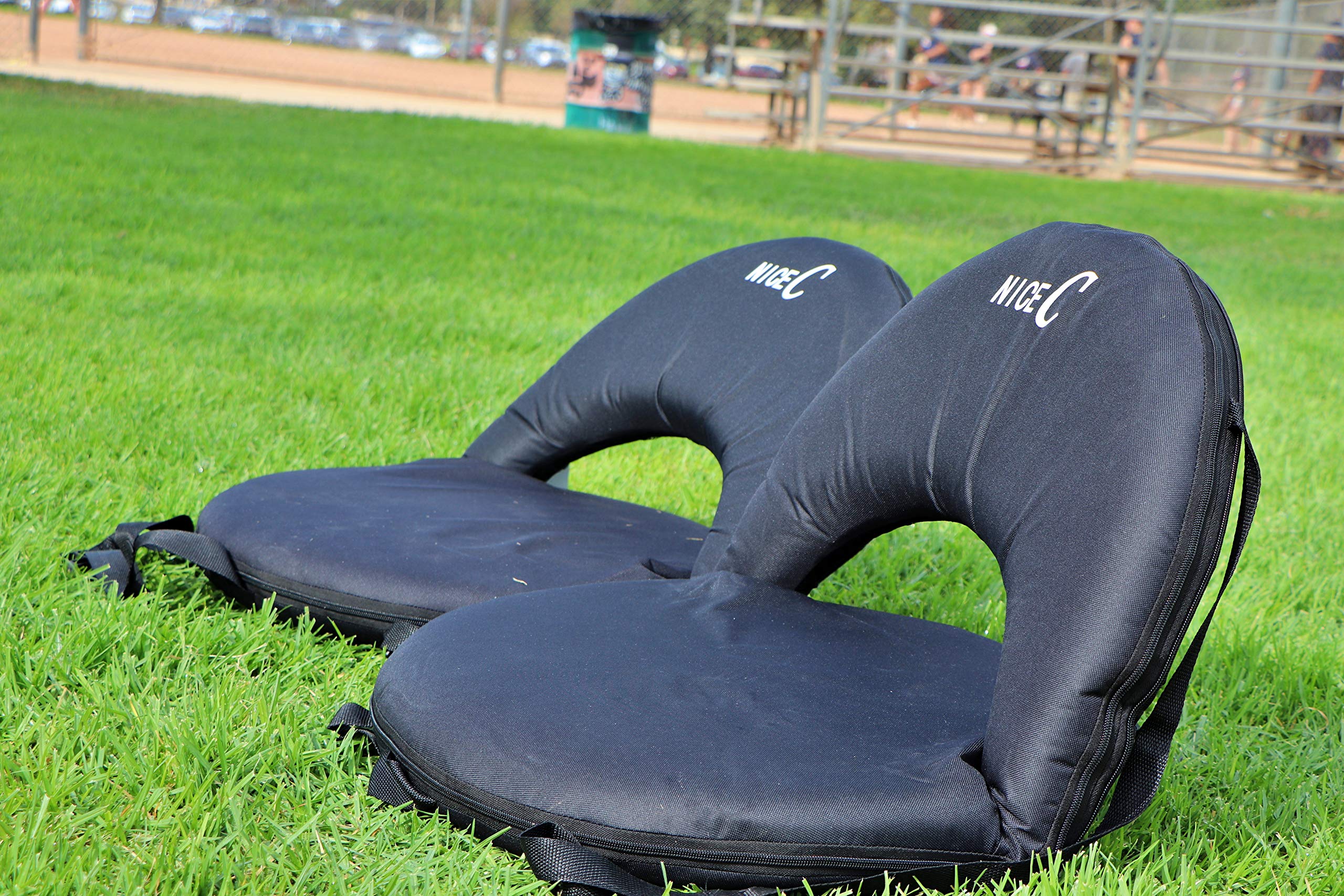 【open box】Stadium Seat, 10-Posisition Reclining Waterproof Cushion