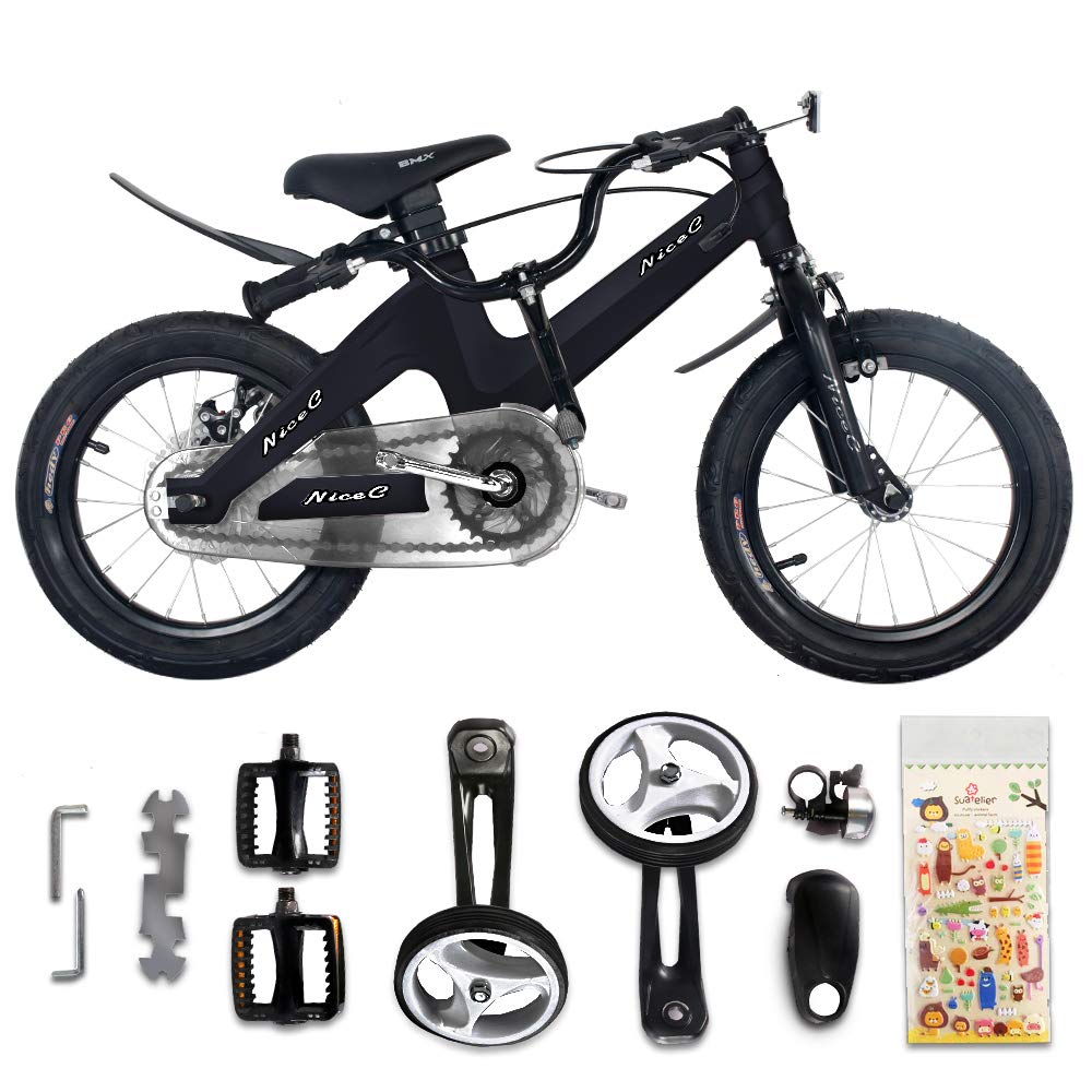 BMX Kids Bike with Dual Disc Brake for Boy and Girl 12-14-16-18 inch Training Wheels