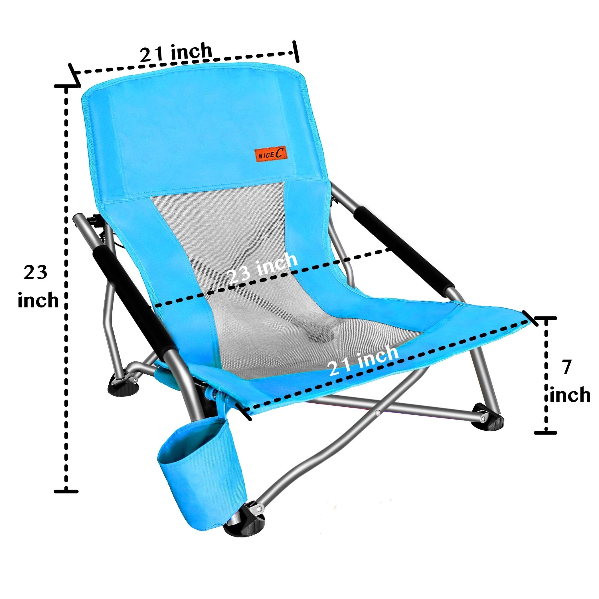 【open box】Beach Chair, Beach Chairs for Adults